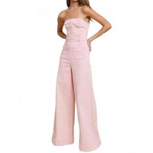 NEW WISTERIA LANE off-shoulder style jumpsuit in pink